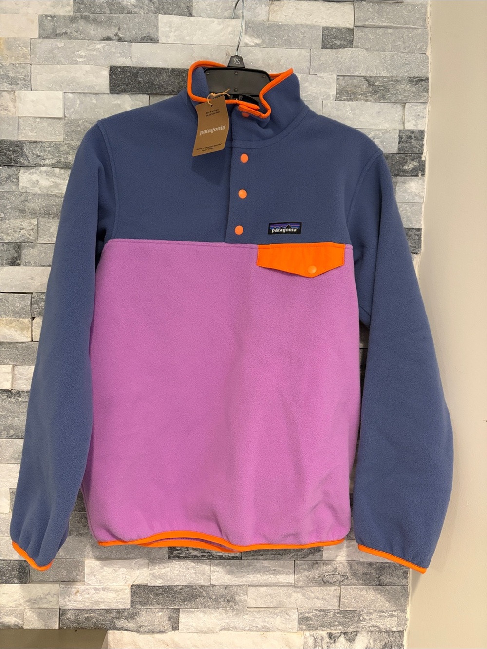 Patagonia women's Lightweight Synchilla Snap-T 1/4 Snap Fleece Pullover nwt xs